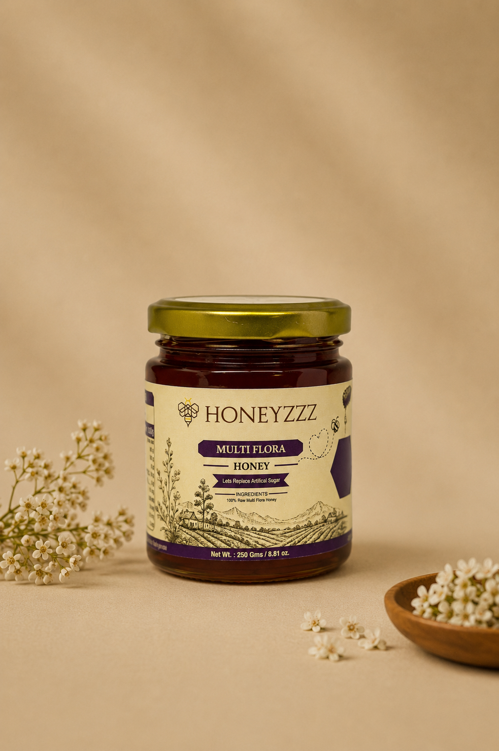 Multi Flora Natural Honey (Raw & Unfiltered) 500 gm - Image 3